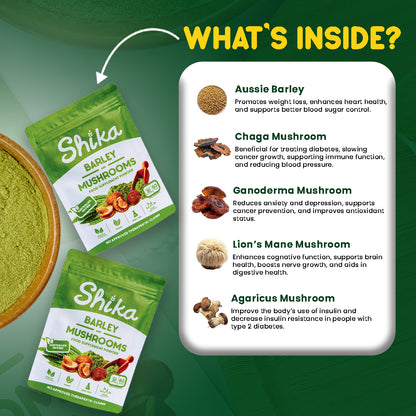 SHIKA BARLEY & MUSHROOMS 5-PACK